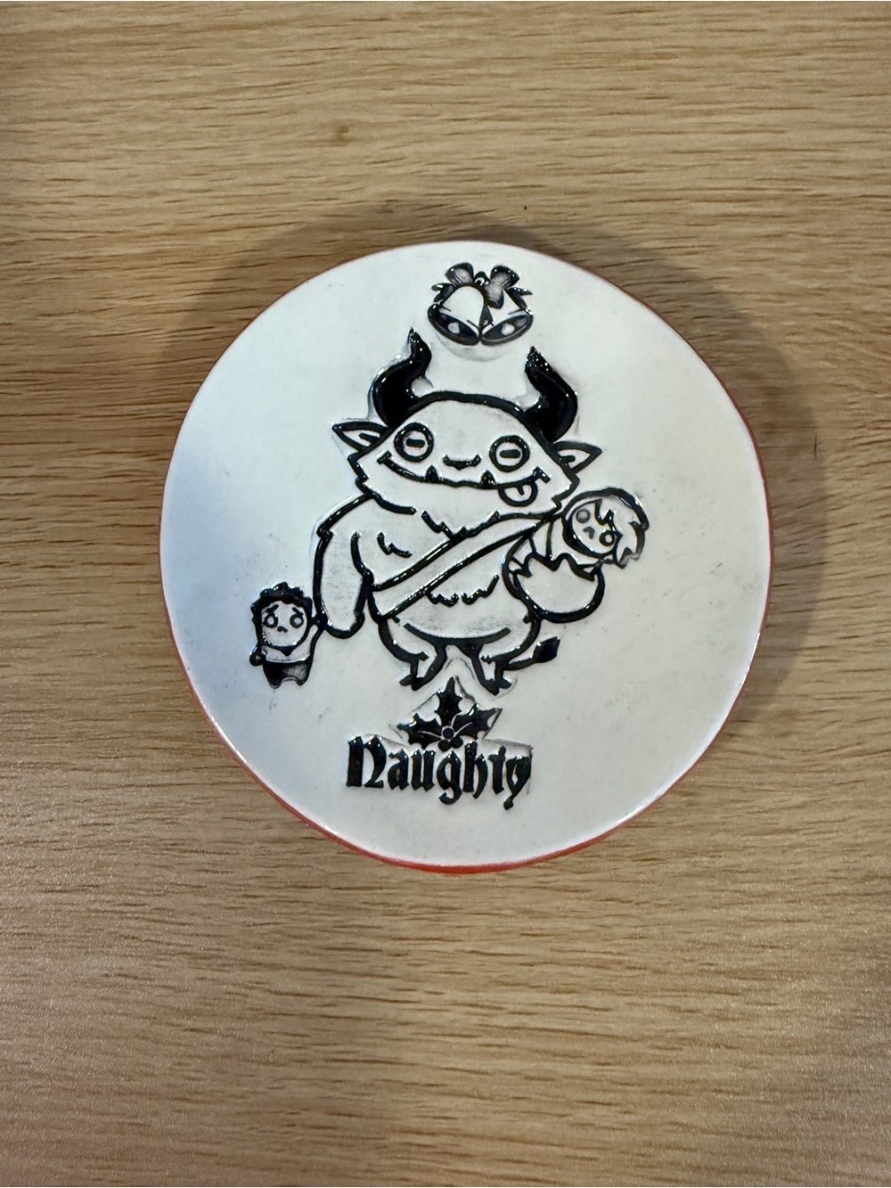 ‘Naughty' Krampus Handcrafted Jewelry Dish